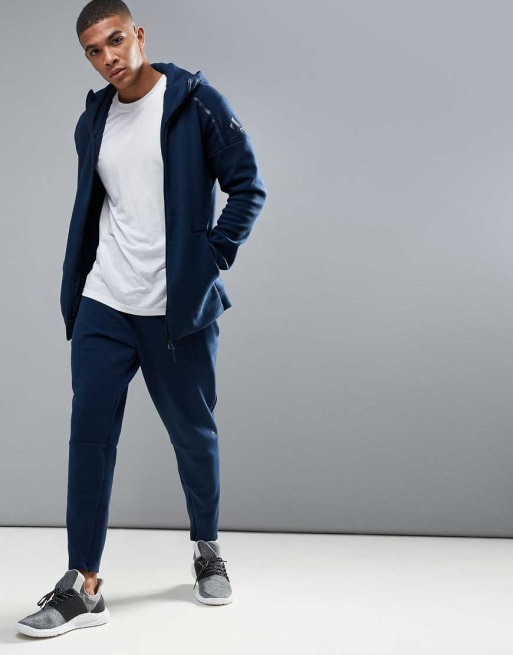 adidas Athletics ZNE Tracksuit in Navy | ASOS