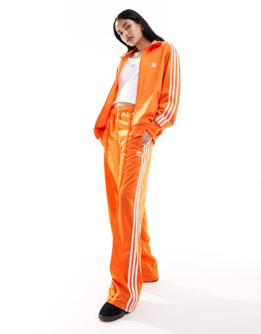 adidas Firebird Loose Tracksuit in orange