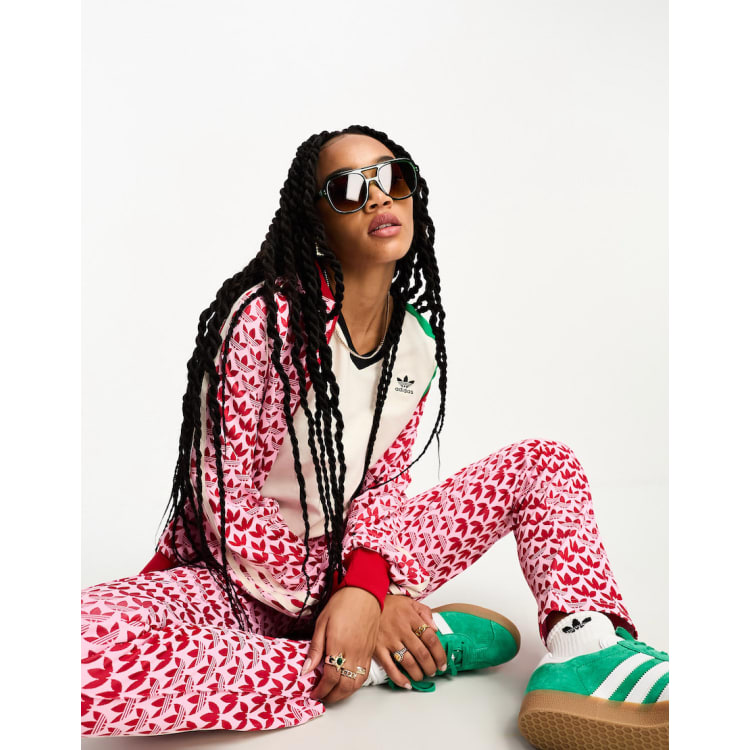 adidas Originals adicolor 70s tracksuit in pink ASOS