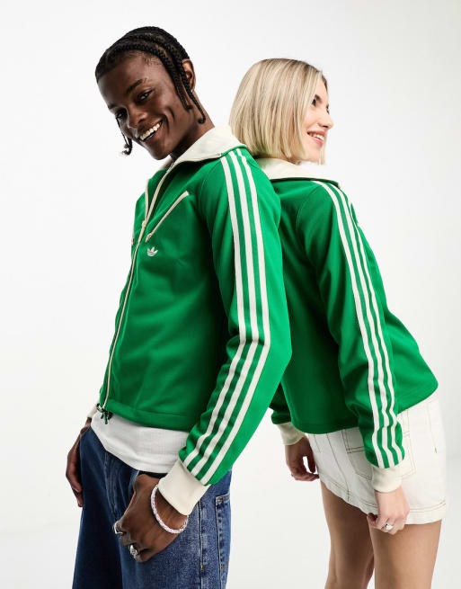 Adidas off deals the shoulder tracksuit