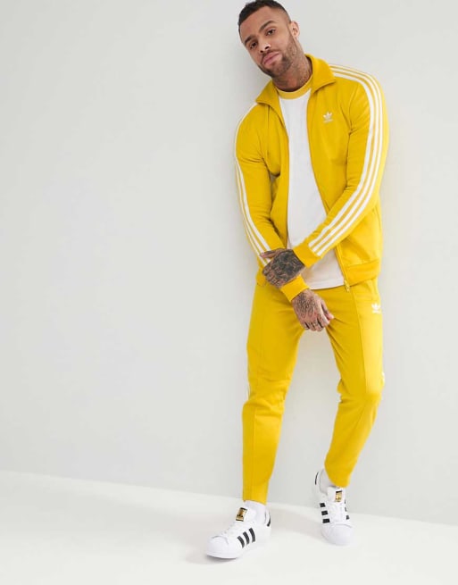 Veste de Survêtement + Pantalon Jogging Adidas - Couleur Jaune et