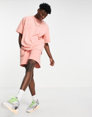 Andesbjergene Hobart bang adidas Originals adicolor Contempo co-ord in blush | ASOS