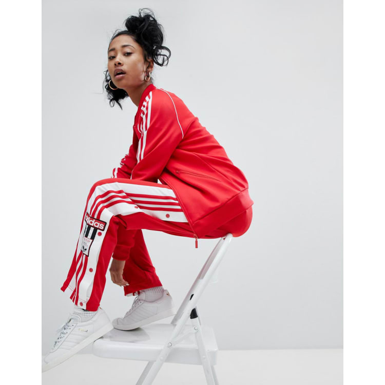 Survêtement adidas best sale femme rouge