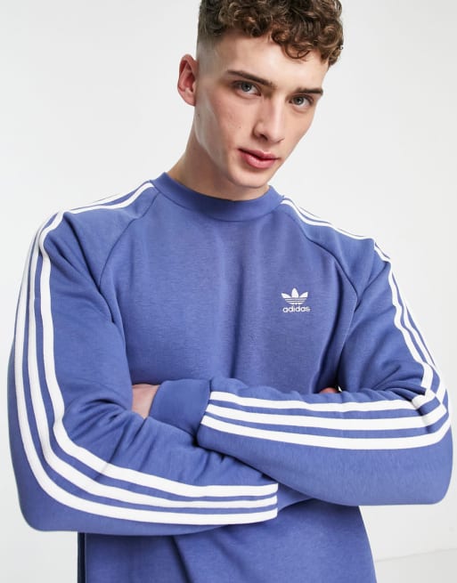 Adidas Originals Adicolor Three Stripe In Blue Asos 2154