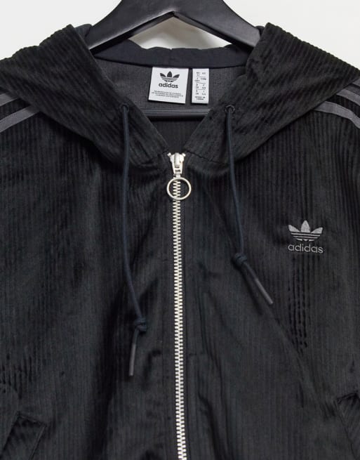 Adidas originals corduroy boyfriend hoodi new arrivals