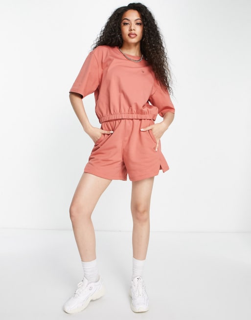 adidas Originals - Contempo - Ensemble avec short - Rouille