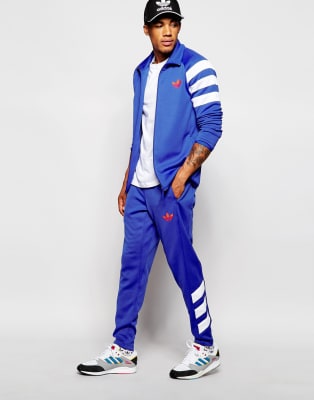 adidas fitted tracksuit