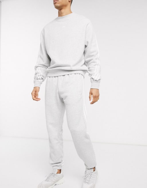 adidas Originals – Grått set med 3 vridna ränder