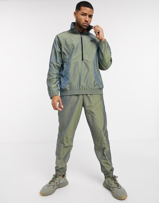 adidas Originals metal tracksuit in green | ASOS