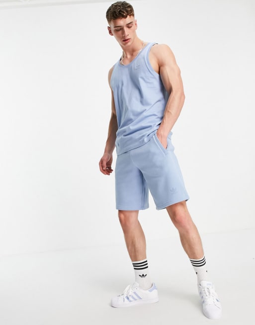 adidas Originals - Marshmallow - Co-ord set met Trefoil-logo in hemelsblauw