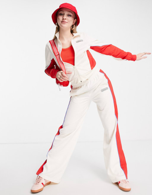 adidas Originals - Retro Luxury - Ensemble avec pantalon - Imprimé noir et blanc