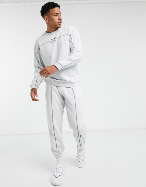 adidas Originals RYV co-ord in grey marl | ASOS