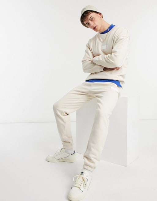adidas Originals RYV rubber badge in cream