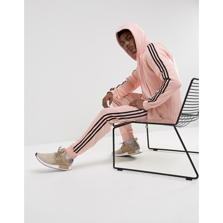 Adidas tracksuit 2025 pink mens