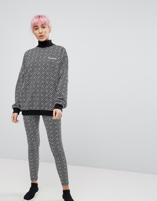 Misverstand Praten Kruiden adidas Originals Sweatshirt & Leggings In Black and White | ASOS