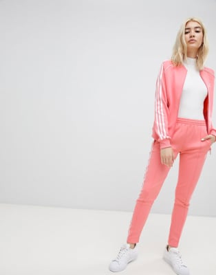adidas pink trousers