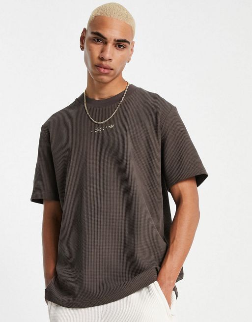 adidas Originals 'Tonal Textures' in brown and off white | ASOS