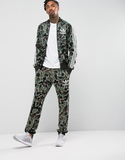 Camo adidas store track suit