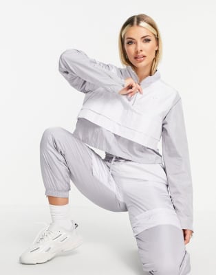 grey tracksuit adidas