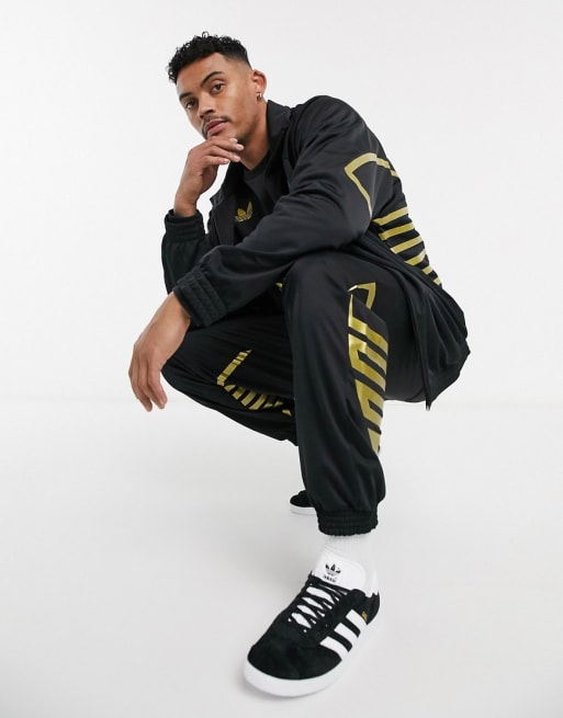 adidas Originals tracksuit with metallic blown up logo ASOS