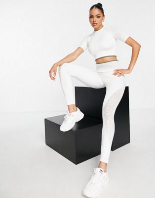 adidas Originals x IVY PARK knit legging set in off white
