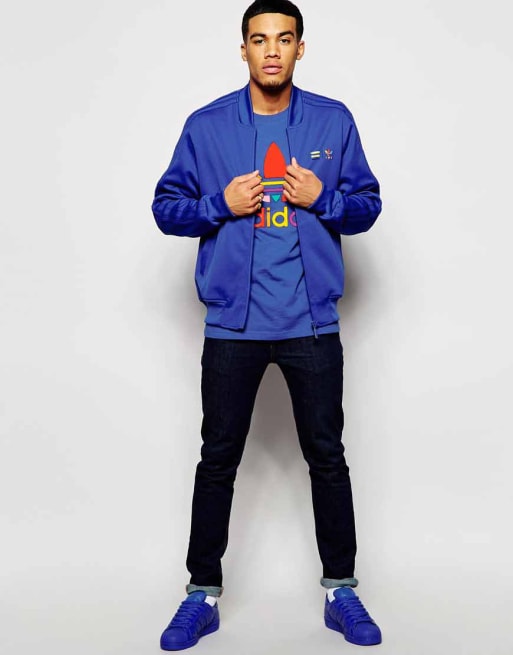 Adidas Originals X Pharrell Williams Supercolour Bold Blue Asos