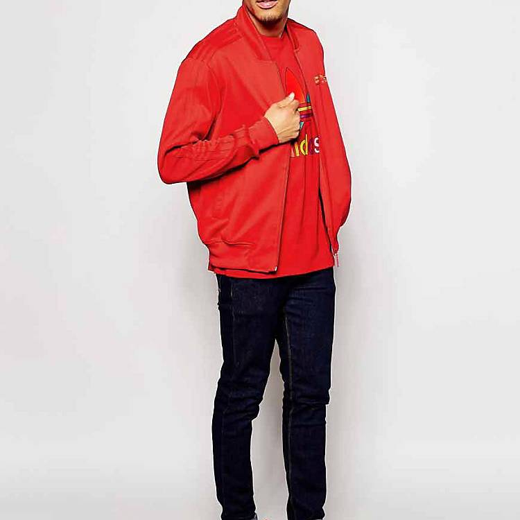 Eenvoud vrek Onbelangrijk adidas Originals X Pharrell Williams - Supercolour in rood | ASOS