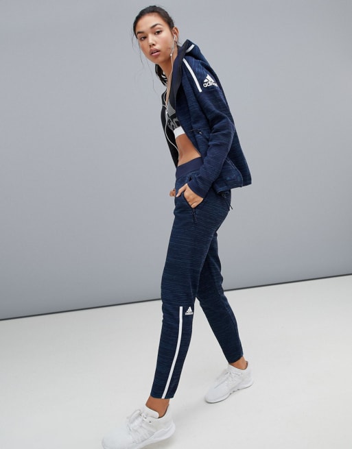 adidas - Parley Zne - Set van sweatstof in marineblauw