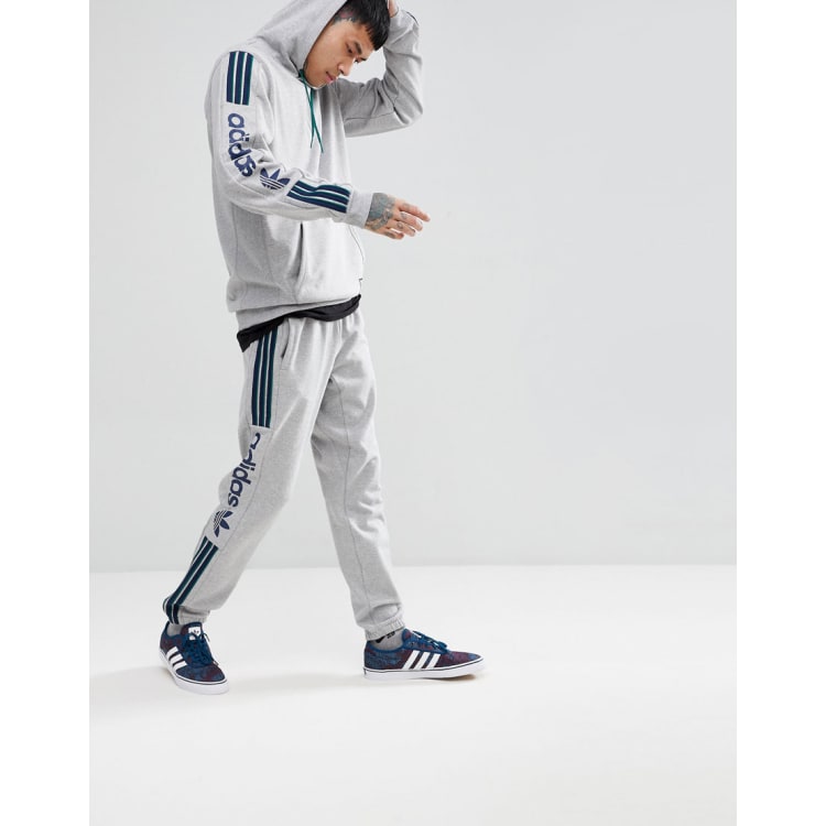 adidas Skateboarding Quarzo Fleece Tracksuit in Gray ASOS