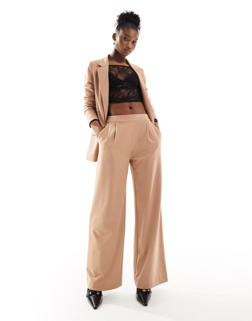 AllSaints - Aleida Tri - Tailleur avec blazer et pantalon - Marron