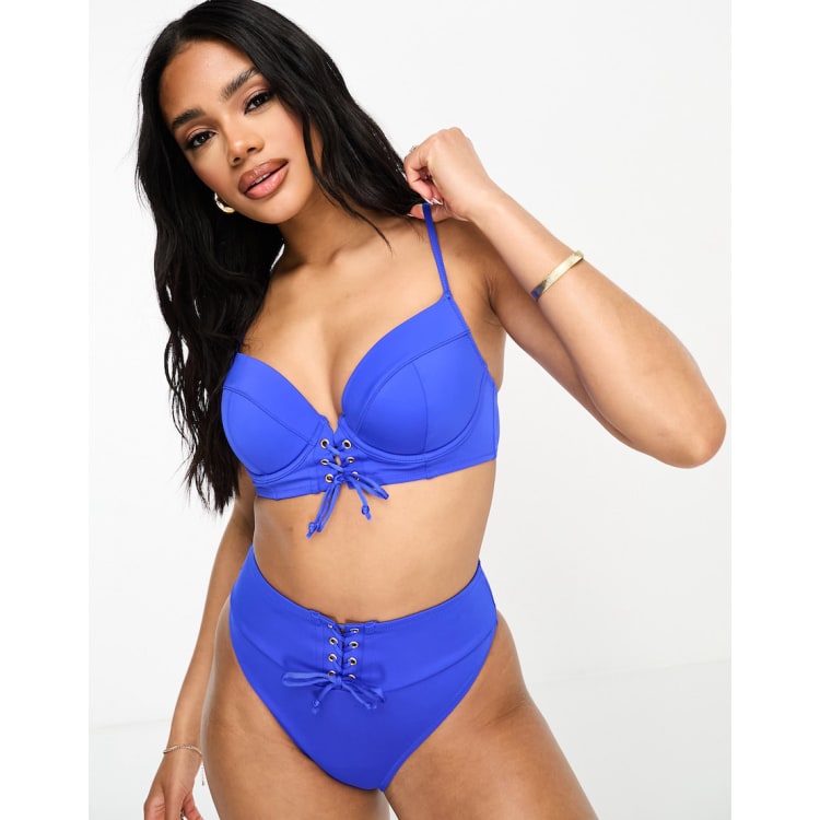 Ann Summers Catalina Bikini in Kobaltblau ASOS