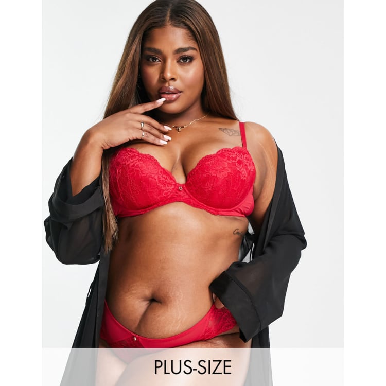 Ann Summers Curve Sexy lace lingerie set in red