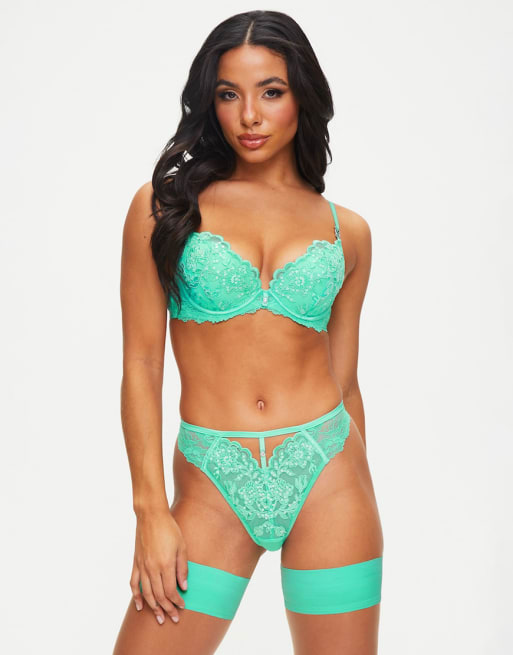 Ann Summers The Icon lingerie set in mint green ASOS