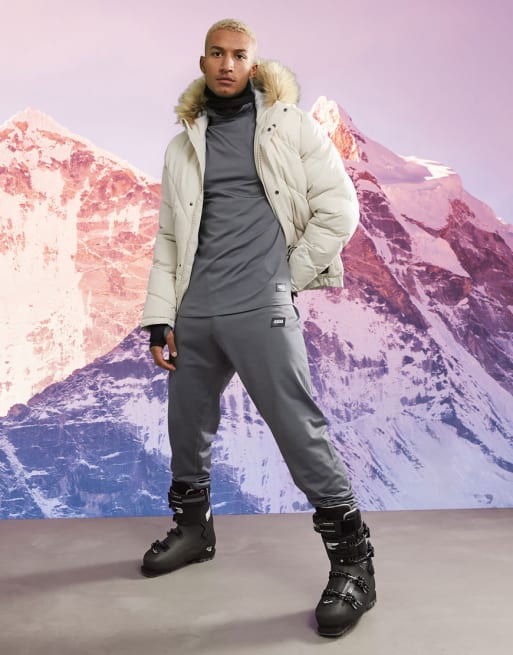 ASOS 4505 base layer set in grey