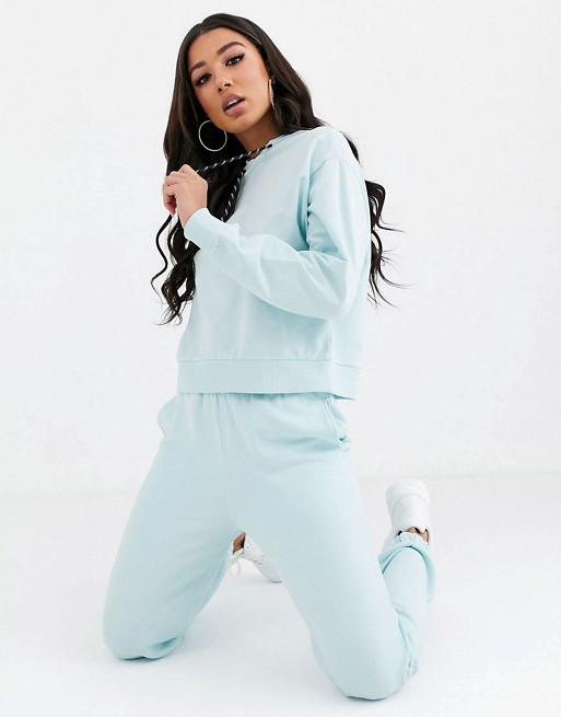 ASOS 4505 crop hoody and oversized jogger in mint