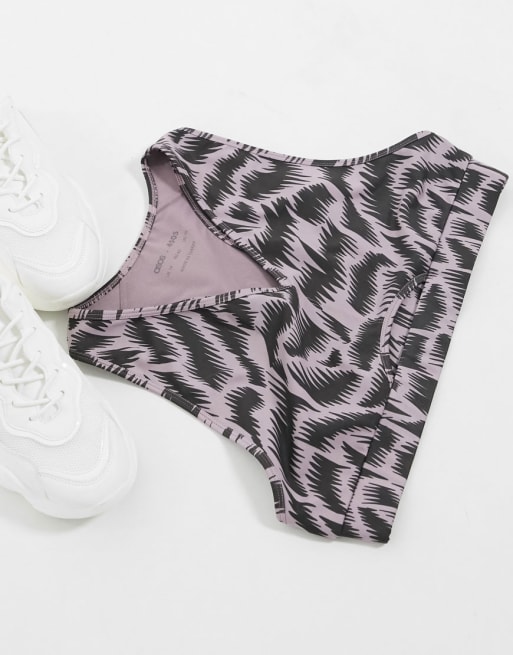 ASOS 4505 – Ljuslila set med leopardtryck