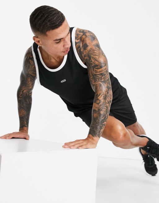 ASOS 4505 relaxed training set with contrast trim