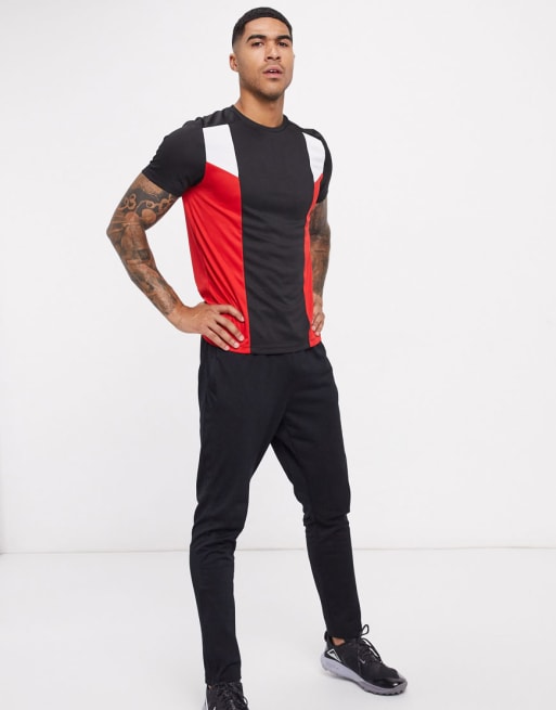 ASOS 4505 - Set da allenamento con pannelli a contrasto