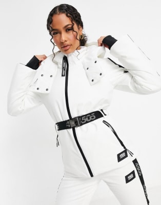 Asos white ski suit best sale