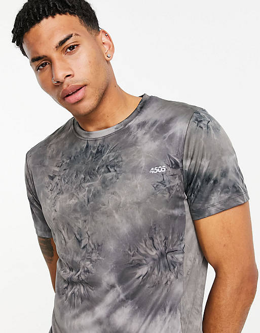 ASOS 4505 jersey training shorts with tie dye