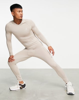 ASOS 4505 training baselayer tights with seam detail