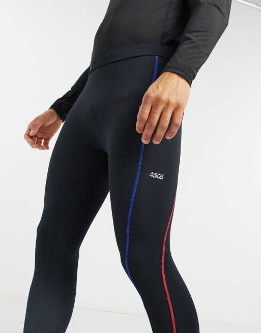 ASOS 4505 - Trainingsset in zwart met contrasterende stiksels