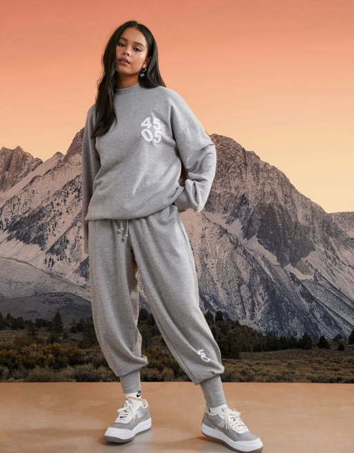 Sweatshirt with joggers on sale