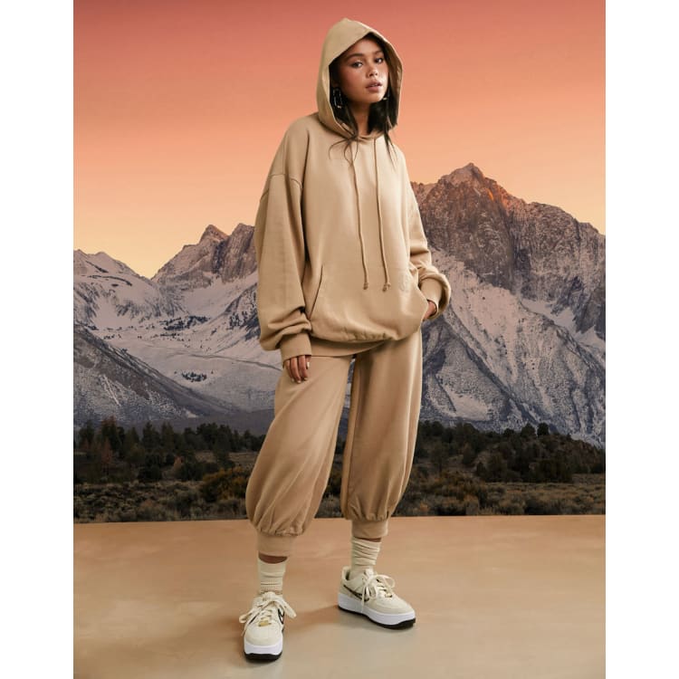 ASOS 4505 unisex sweatpants and sweatshirt set in brown ASOS