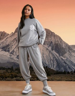 ASOS 4505 unisex sweatpants and sweatshirt set in gray | ASOS