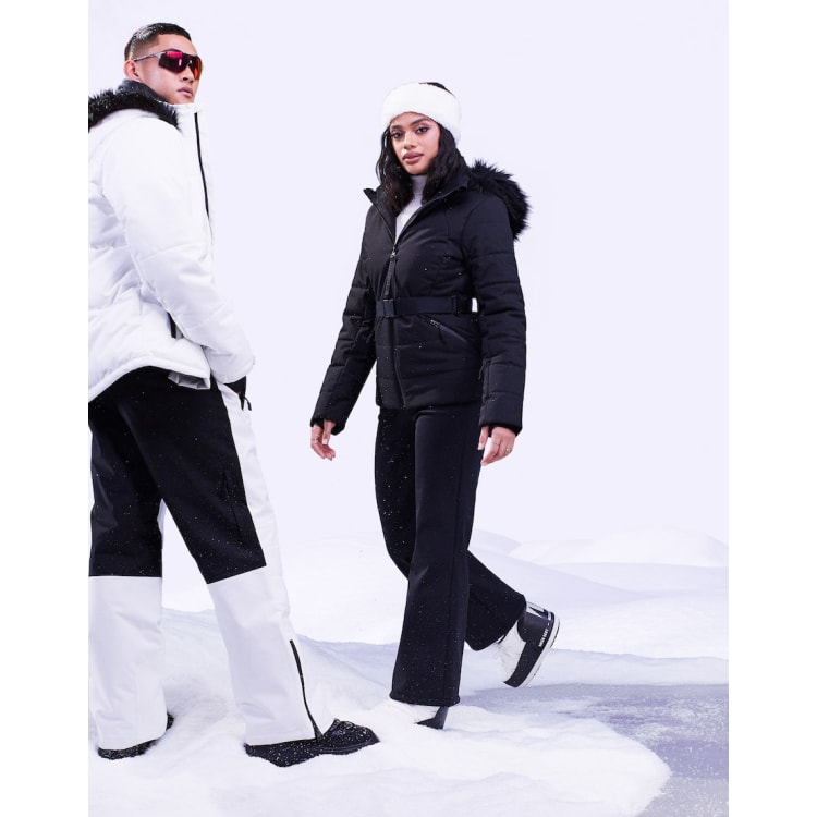 Womens slim best sale ski jacket