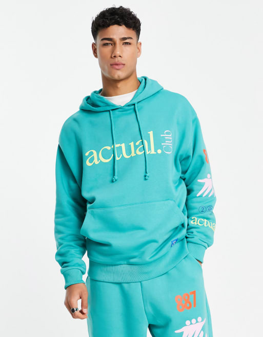 ASOS - Actual - Ensemble avec multiples imprimés Actual Club - Vert