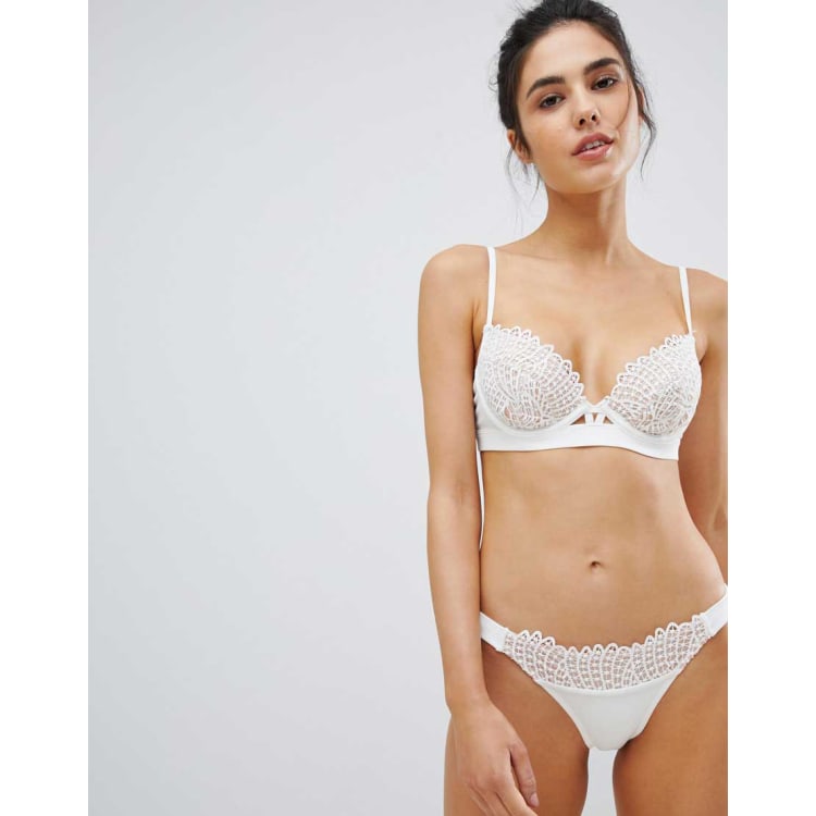 ASOS BRIDAL PREMIUM Bikini aus verstarkter Facherspitze ASOS