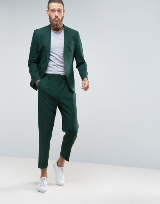 ASOS Costume slim Vert foret ASOS