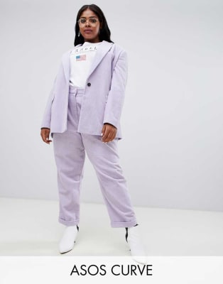 asos curve suit